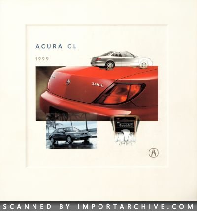 1999 Acura Brochure Cover
