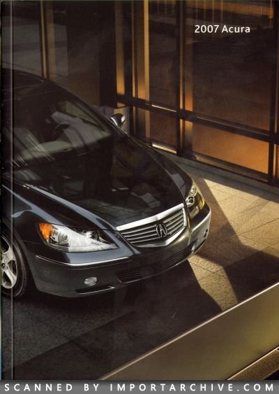 2007 Acura Brochure Cover