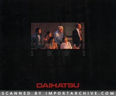 1991 Daihatsu Brochure Cover