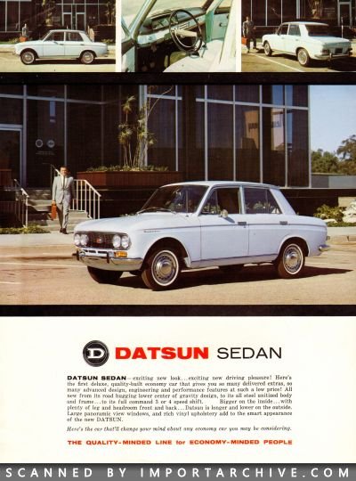 1965 Datsun Brochure Cover