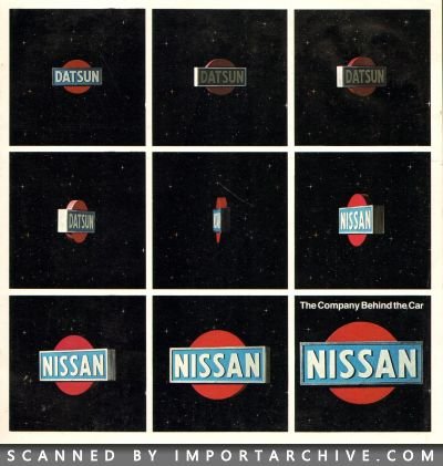 1972 Datsun Brochure Cover