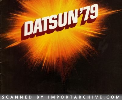 1979 Datsun Brochure Cover