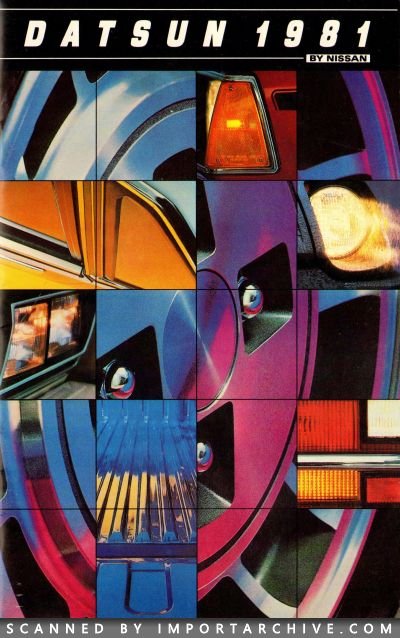 1981 Datsun Brochure Cover