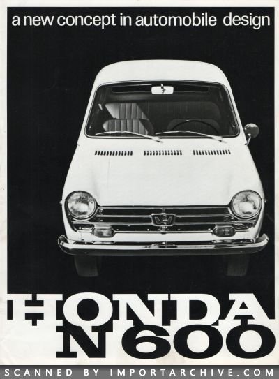 1968 Honda Brochure Cover