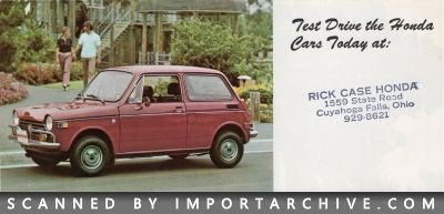 1971 Honda Brochure Cover