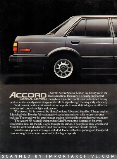 ImportArchive 1958-2018 / Free Brochure View hondaaccord1983_03