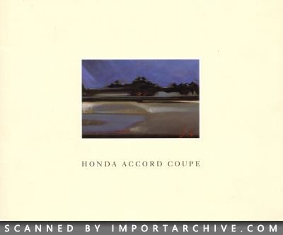 1990 Honda Brochure Cover