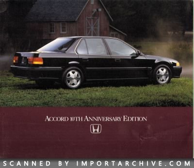 1993 Honda Brochure Cover