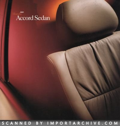 2001 Honda Brochure Cover