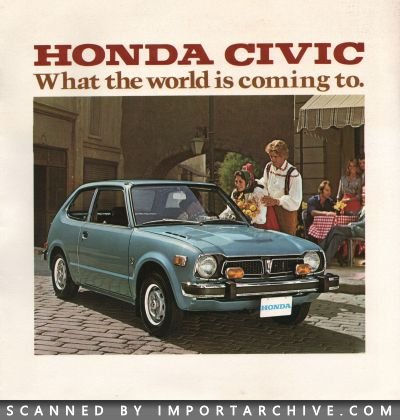 1975 Honda Brochure Cover