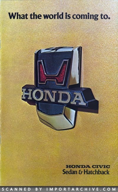 1976 Honda Brochure Cover