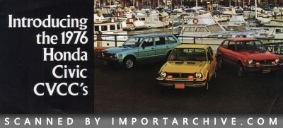 1976 Honda Brochure Cover