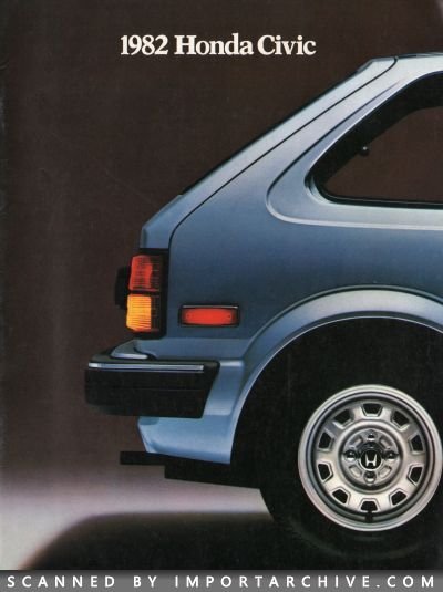 1982 Honda Brochure Cover