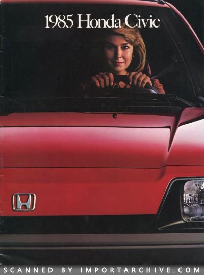 1985 Honda Brochure Cover