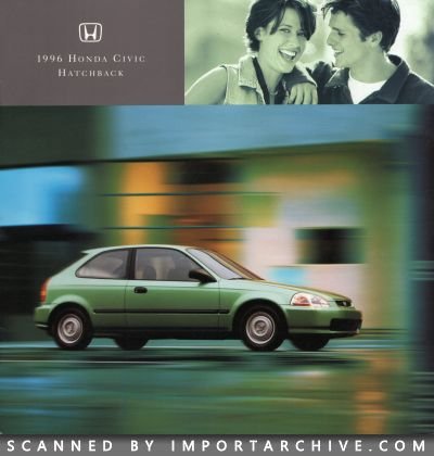 Original 1998 Honda Civic Deluxe Sales Brochure 98 