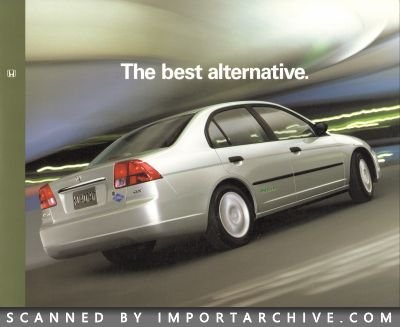 2001 Honda Brochure Cover