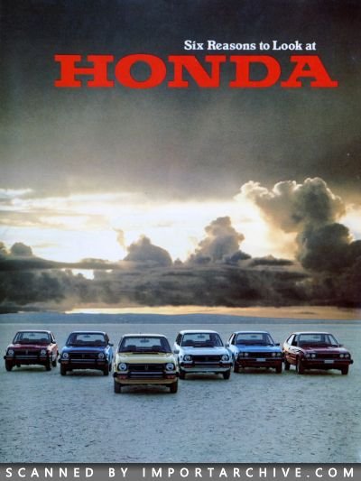 1978 Honda Brochure Cover