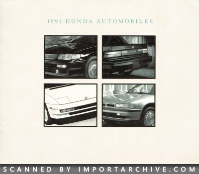 1991 Honda Brochure Cover