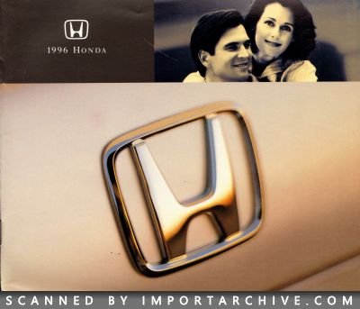 1996 Honda Brochure Cover