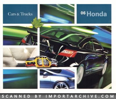 2006 Honda Brochure Cover