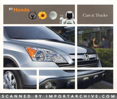 2007 Honda Brochure Cover