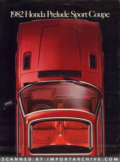 1982 Honda Brochure Cover