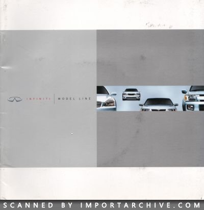 2001 Infiniti Brochure Cover