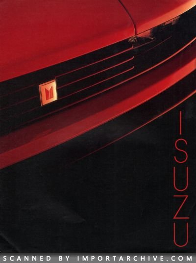 1984 Isuzu Brochure Cover