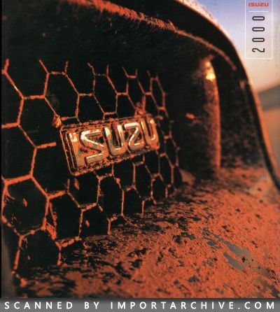 2000 Isuzu Brochure Cover