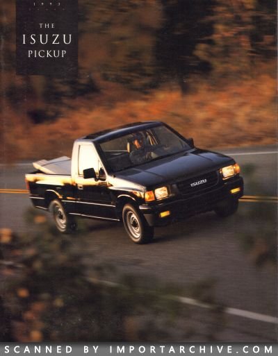 1993 Isuzu Brochure Cover
