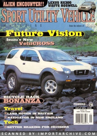 1999 Isuzu Brochure Cover
