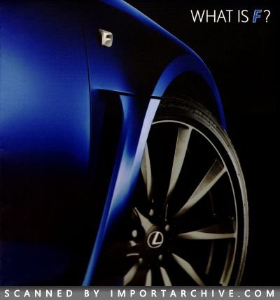 2008 Lexus Brochure Cover