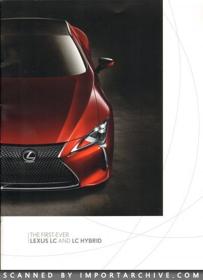2018 Lexus Brochure Cover