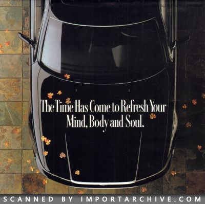 1992 Lexus Brochure Cover