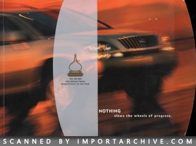 1999 Lexus Brochure Cover