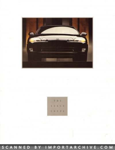 1992 Lexus Brochure Cover