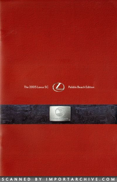 2005 Lexus Brochure Cover