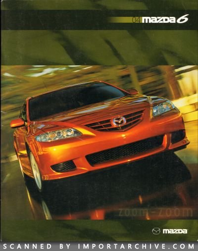 2004 Mazda Brochure Cover