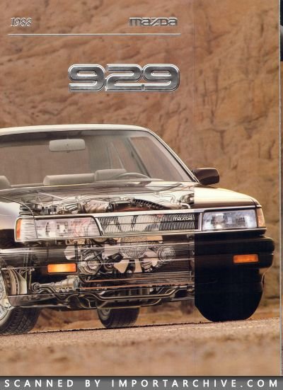 1988 Mazda Brochure Cover