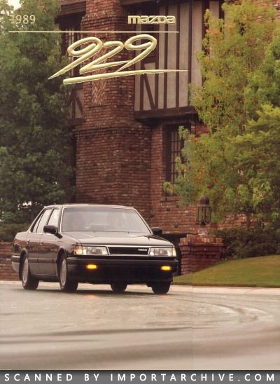 1989 Mazda Brochure Cover