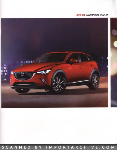 2016 Mazda Brochure Cover