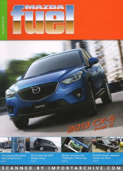 2012 Mazda Brochure Cover