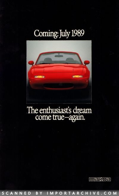 1990 Mazda Brochure Cover