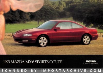 1993 Mazda Brochure Cover