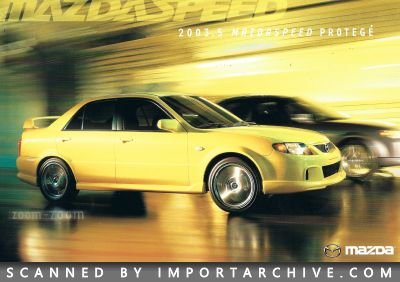 2003 Mazda Brochure Cover
