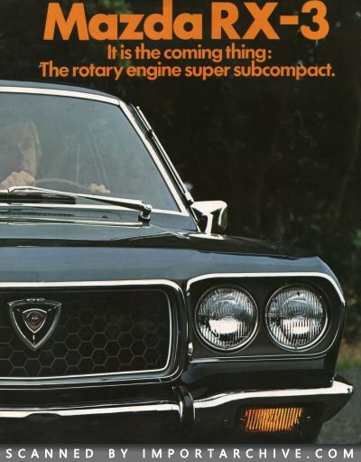 1972 Mazda Brochure Cover