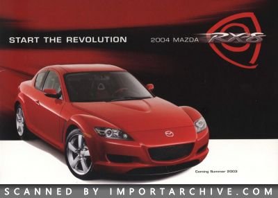 2011 Mazda Rx-8 Accessories Original Sales Brochure