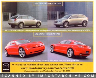 2004 Mazda Brochure Cover
