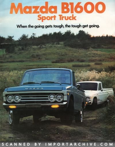 1972 Mazda Brochure Cover