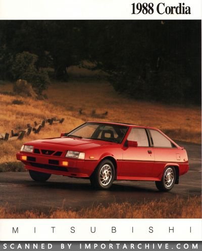 1988 Mitsubishi Brochure Cover